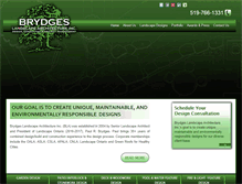 Tablet Screenshot of brydgeslandscapearchitecture.com